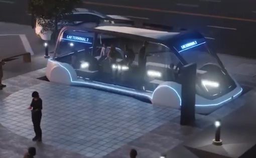 Илон Маск показал подземный электроавтобус будущего