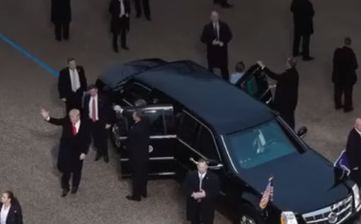 Лимузин Трампа не пролез в ворота дворца короля Бельгии