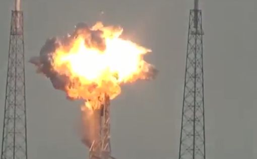 Взрыв Falcon 9 попал на видео