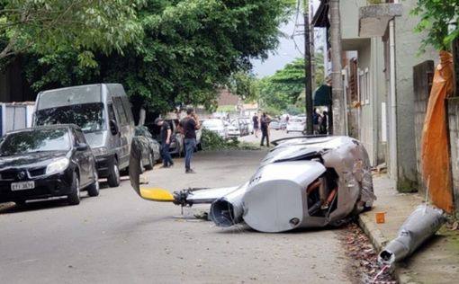 В Бразилии разбился вертолет с пассажирами, есть жертвы
