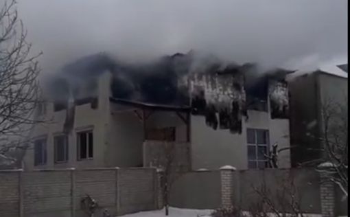 В Харькове горит дом престарелых: есть погибшие