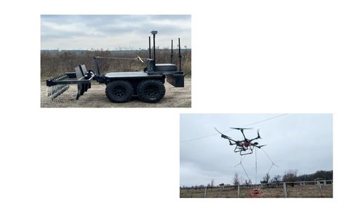 В Украине представили уникальные разработки для разминирования – трал и дрон