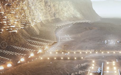 Как будет выглядеть город будущего на Марсе: видео