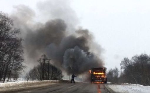 Назвали причины возгорания автобуса в Казахстане
