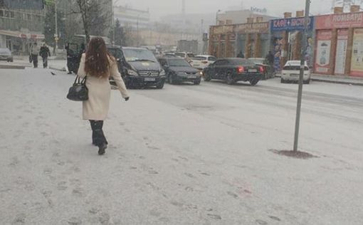 Погода в Украине: снегопады и сильный ветер