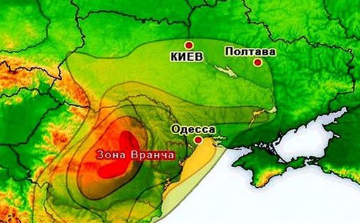 Землетрясение в Румынии ощутили жители Украины