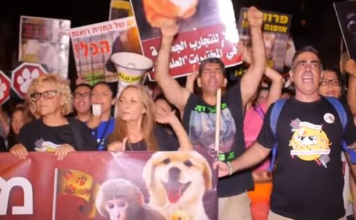 Защитники животных перекрыли Тель-Авив