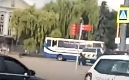 В Луцке захвачен автобус с заложниками