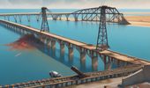 "Бавовна" на Крымском мосту глазами ИИ. Фото | Фото 15