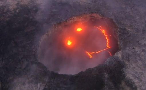 На Гавайях вулкан начал извержение с улыбки