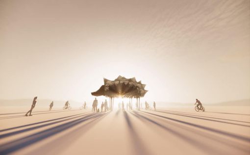 На культовом фесте Burning Man Украина покажет "Храм ежа". Фото