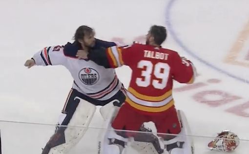 Вратари НХЛ устроили "адскую" потасовку во время матча