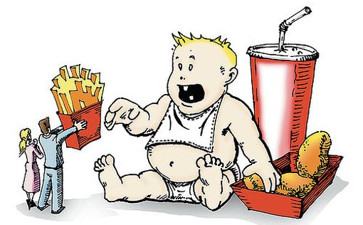 Детское ожирение опасно развитием серьезных заболеваний