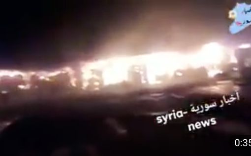 В сети появилось видео атаки на сирийскую базу