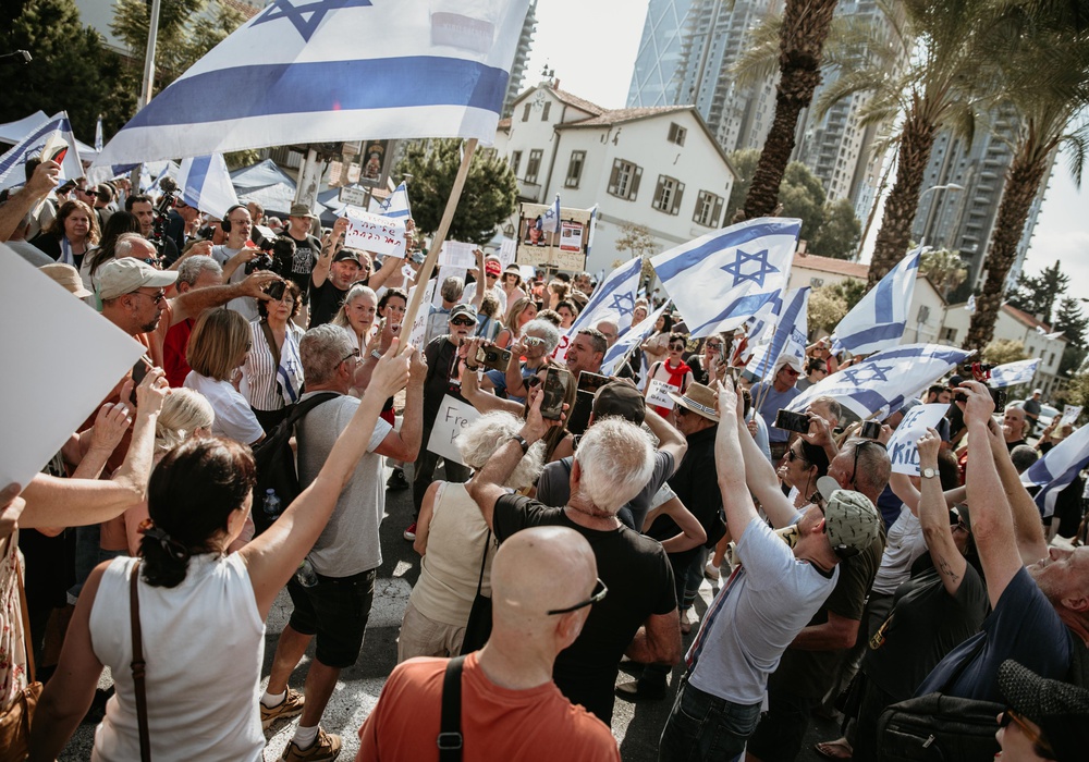 У Тель-Авіві відбулися демонстрації проти уряду - фоторепортаж | Фото: Давид Бохер