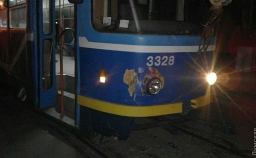 В Одессе трамвай убил человека (фото)