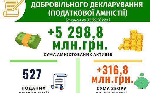 Украинцы задекларировали активов более чем на 5 млрд грн