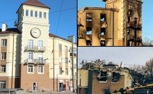 Россияне уничтожили исторический "Дом с часами" в Мариуполе