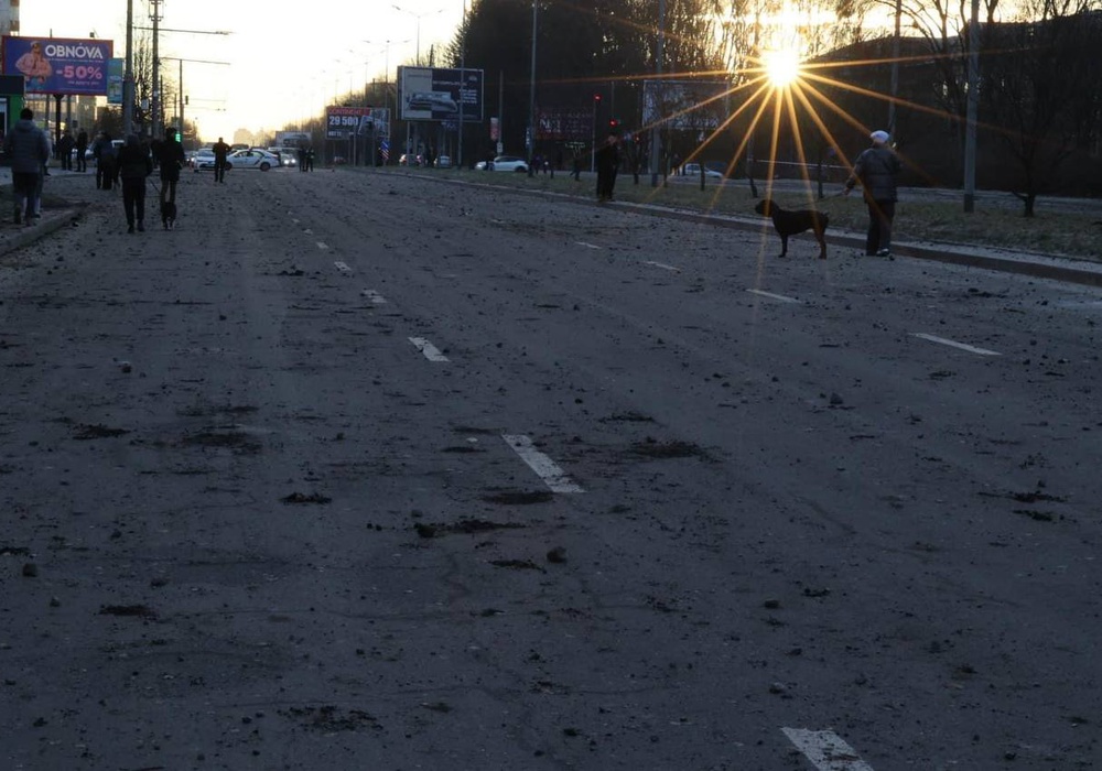Ракетная атака на Львов. Садовой показал последствия. Фото