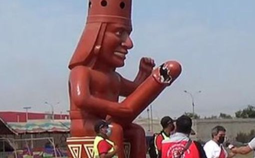 Статуя с огромным пенисом пострадала от вандалов