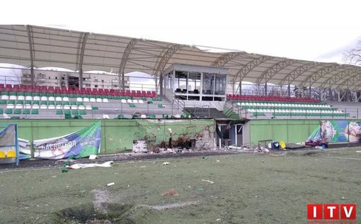 Стадион "Чемпион" в Ирпене пострадал от обстрелов