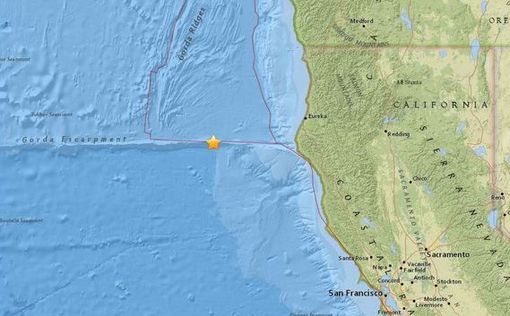 Мощное землетрясение у берегов Калифорнии