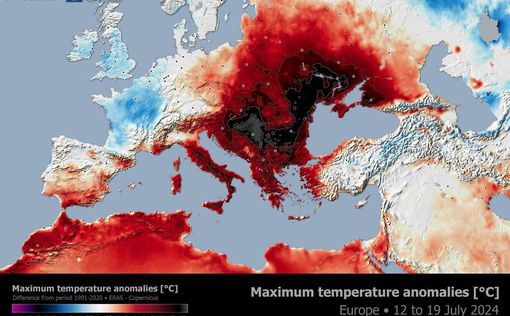 Украина – в эпицентре температурной аномалии: карта