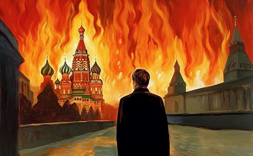 "Москва горит" в стиле Пикассо, Ван Гога, Дали и др. ИИ создал картины. Часть I
