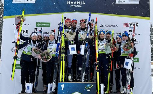 Украинцы взяли "серебро" и "бронзу" на Кубке Международного союза биатлонистов