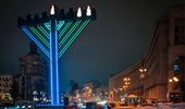 Найбільшу ханукію Європи встановлено у Києві. Фото | Фото 8