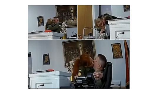 Любитель целоваться попросился из кабинета ТЦК в боевую часть