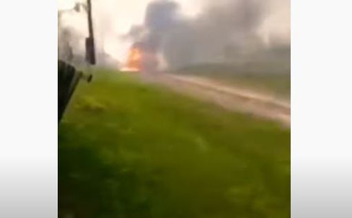 На востоке Украины уничтожена колонна техники россиян
