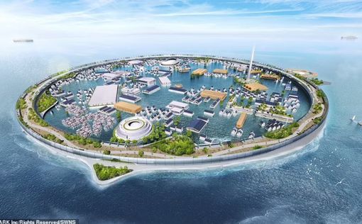 Японцы создали плавучий город будущего. Видео