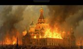 "Москва горит" в стиле Пикассо, Ван Гога, Дали и др. ИИ создал картины. Часть I | Фото 6