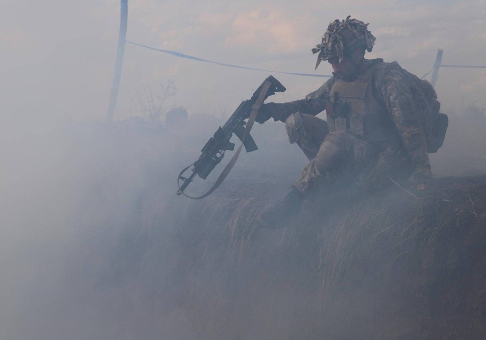 Украинские воины – это мужество, упорство, слаженность и гнев на врага. Фото