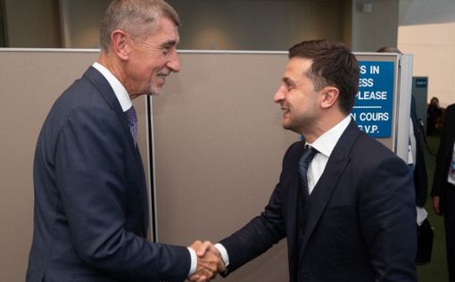 Президент Украины встретился с премьер-министром Чехии