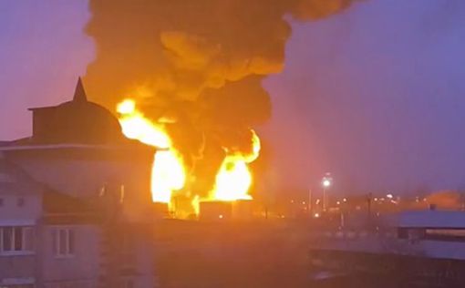 Пожар на нефтебазе в Белгороде: есть пострадавшие