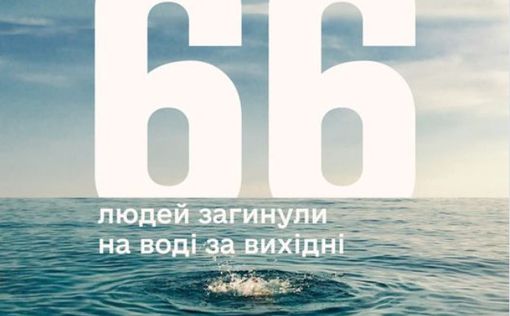 Шокуюча статистика від рятувальників: за вихідні потонули 66 українців