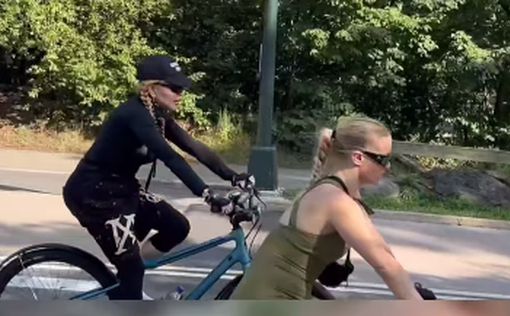 Мадонна прокатилась на велосипеде, готовясь к мировому турне после болезни