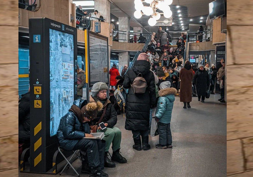 Метро Киева – убежище для несокрушимых. Фоторепортаж