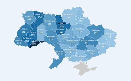 COVID-19 в Украине: зафиксировано 483 новых случая