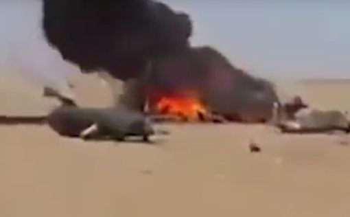Появились фото и видео с места крушения Ми-8 в Сирии