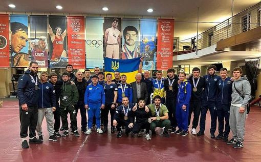 Сборная Украины по вольной борьбе завоевала семь медалей
