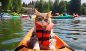 Хочу быть котиком: нейросеть показала котов в отпуске. Фото | Фото 2