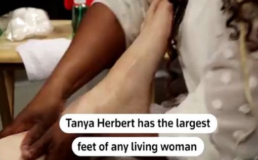 50-й размер. Женщина с самыми большими ногами в мире