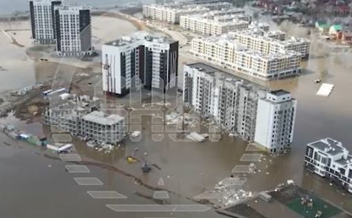 Оренбург с высоты похож на островное государство: видео