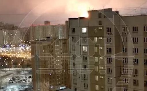 Пожар на НПЗ "Газпромнефть" вспыхнул этой ночью в Москве: видео