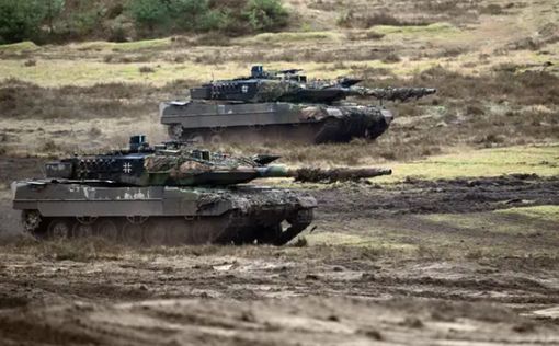 Броня танка Leopard 2A6 спасает жизни украинских солдат