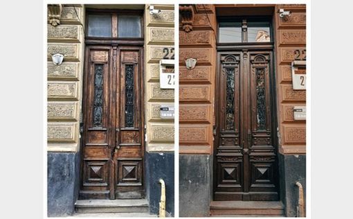 Исторические дубовые ворота Львова заиграли новыми красками