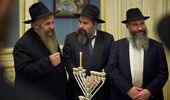 Президент і єврейське духовенство України запалили ханукальні свічки. Фото | Фото 3
